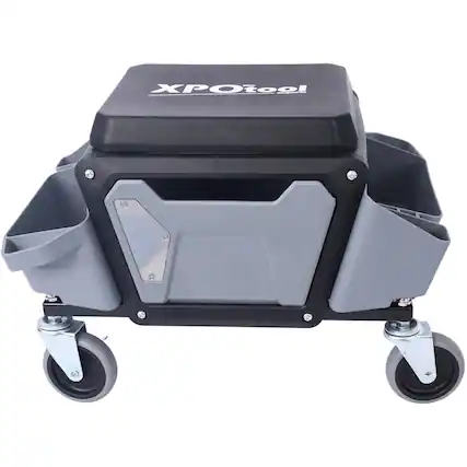 Front. Boyel Living - 330 Lbs Capacity Gray Mechanics Creeper with Wheels Soft Rubber Cushion - Gray.