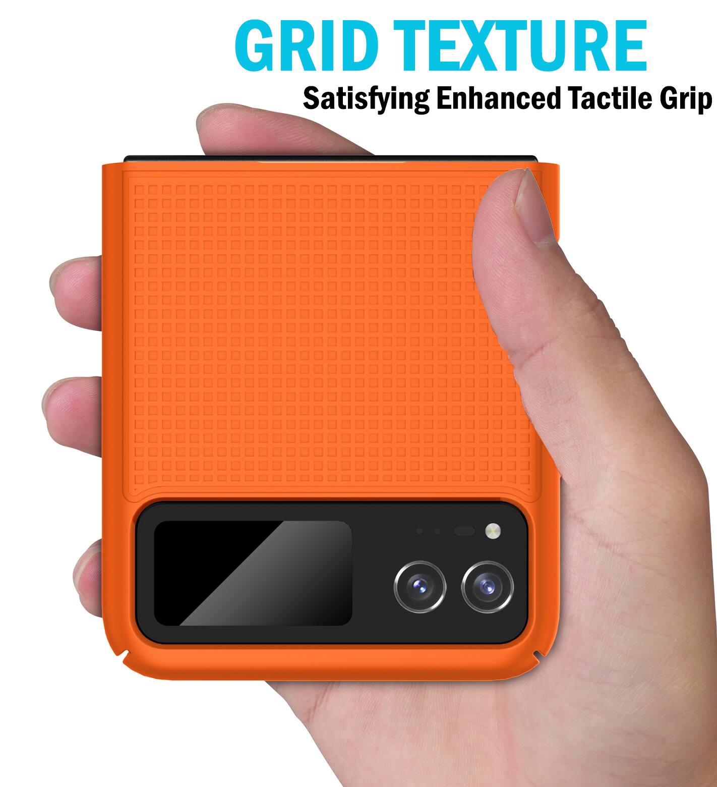 GRID TEXTURE  
Satisfying Enhanced Tactile Grip