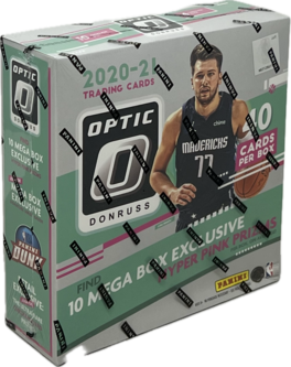 2020-21 Panini Donruss Optic Basketball Mega Box (Hyper Pink Prizms!)