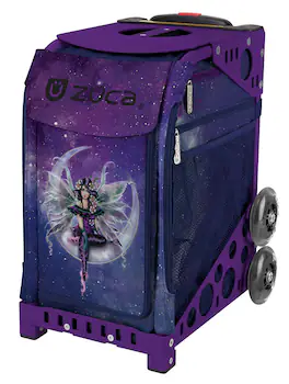 Zuca - Fairy Dust Sport Insert Bag and Purple Frame with Flashing Wheels - Multicolor