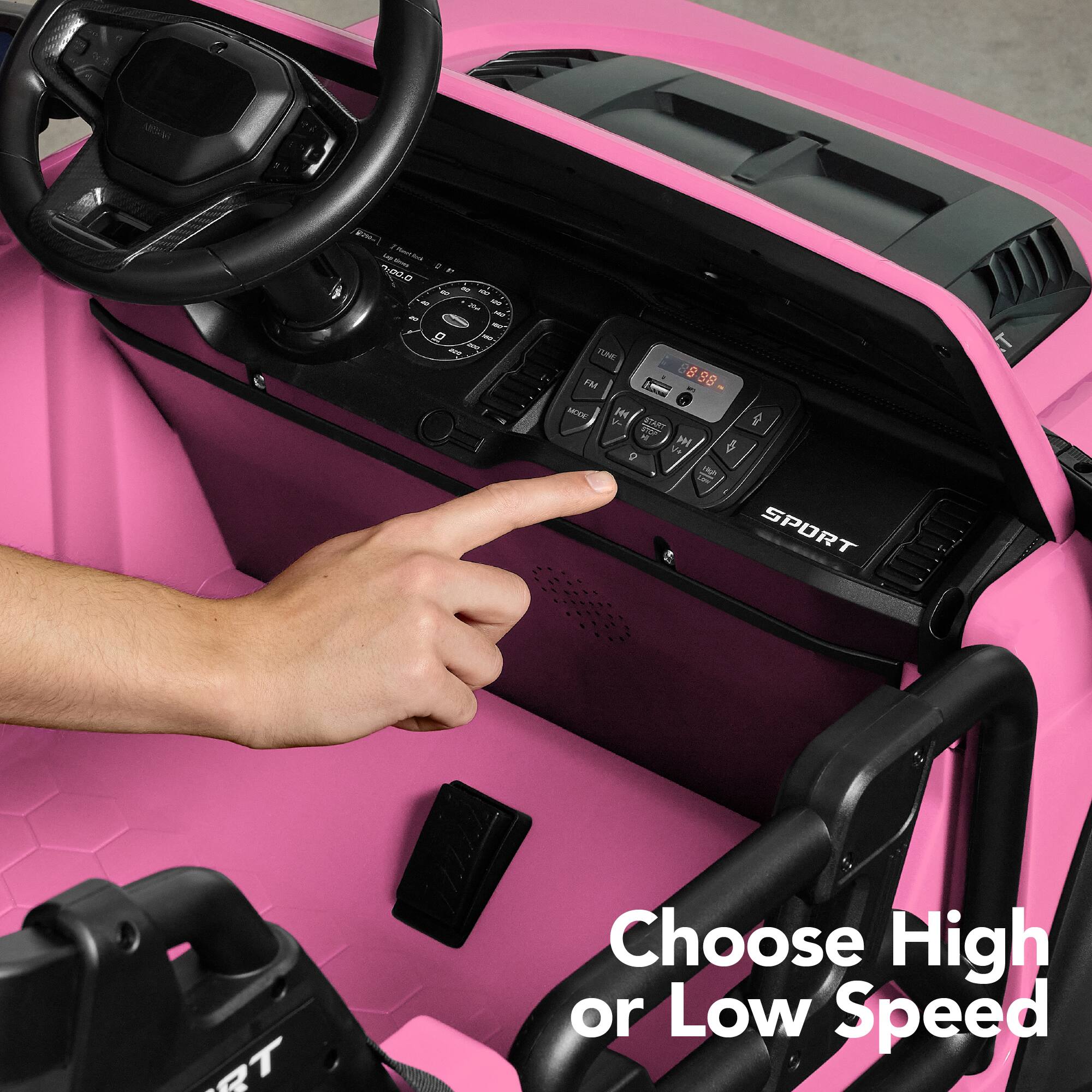 A 4020 P - - - - - - I C - wT - 1. TOME 8 $8 FM Mve 7 na ol P 1 6 9 150 Tam SPORT RT Choose High or Low Speed