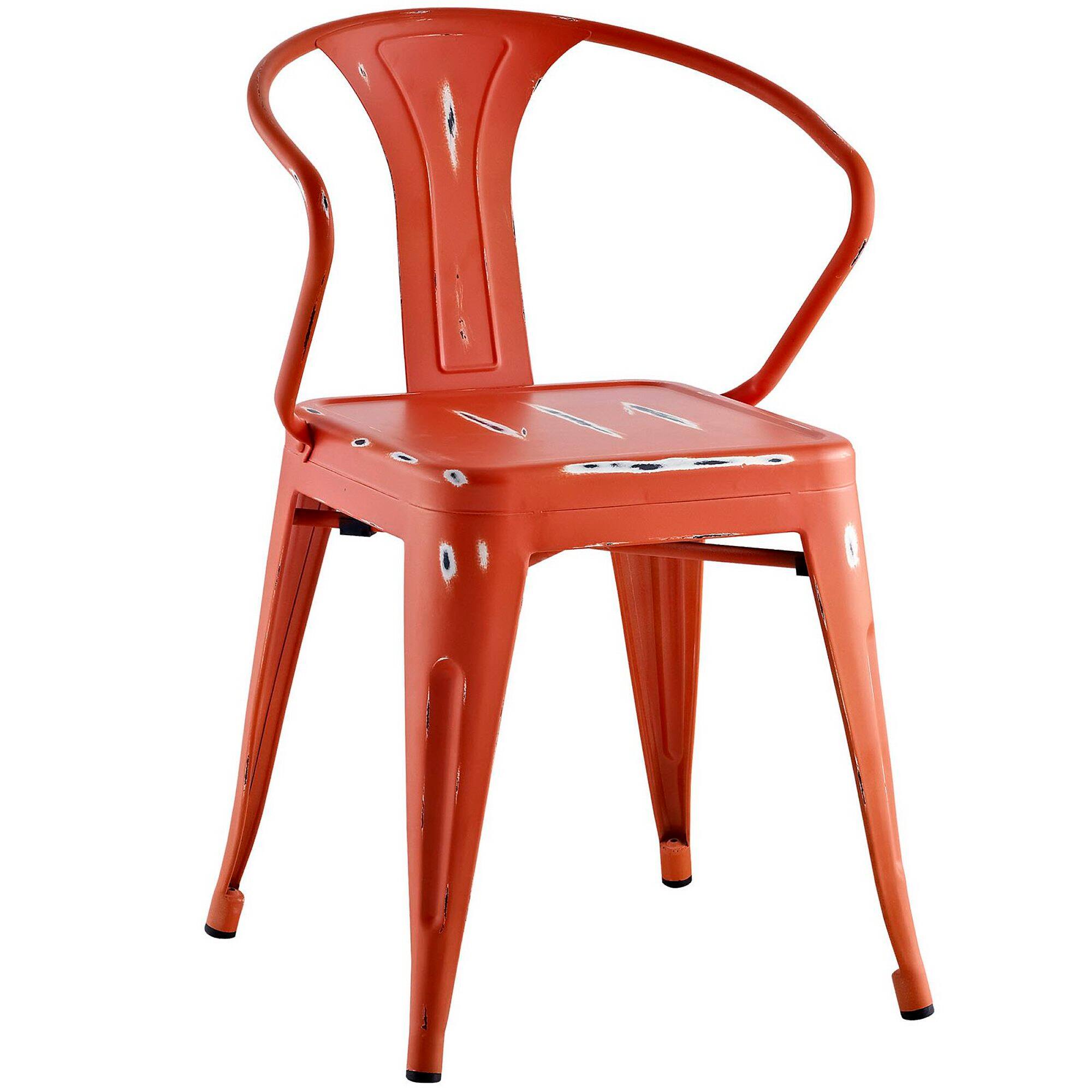 Angle. Modway - Promenade Dining Chair by Modway - Red.