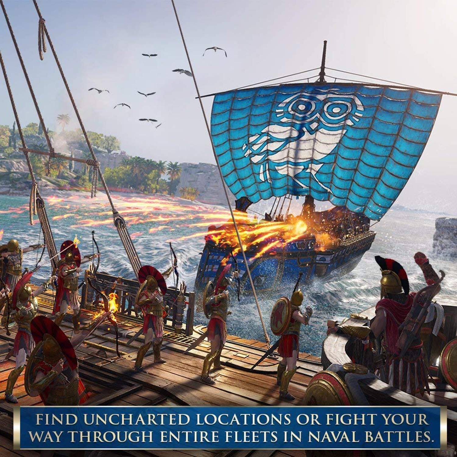 FIND UNCHARTED LOCATIONS OR FIGHT YOUR WAY THROUGH ENTIRE FLEETS IN NAVAL BATTLES.