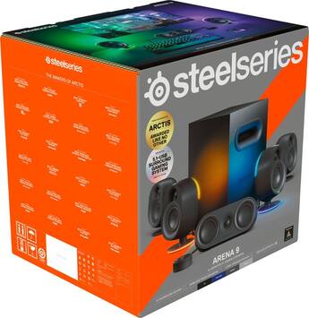 SteelSeries Arena 9 5.1 Bluetooth Gaming Speakers with RGB SteelSeries Arena 9 5.1 Bluetooth Gaming Speakers with RGB