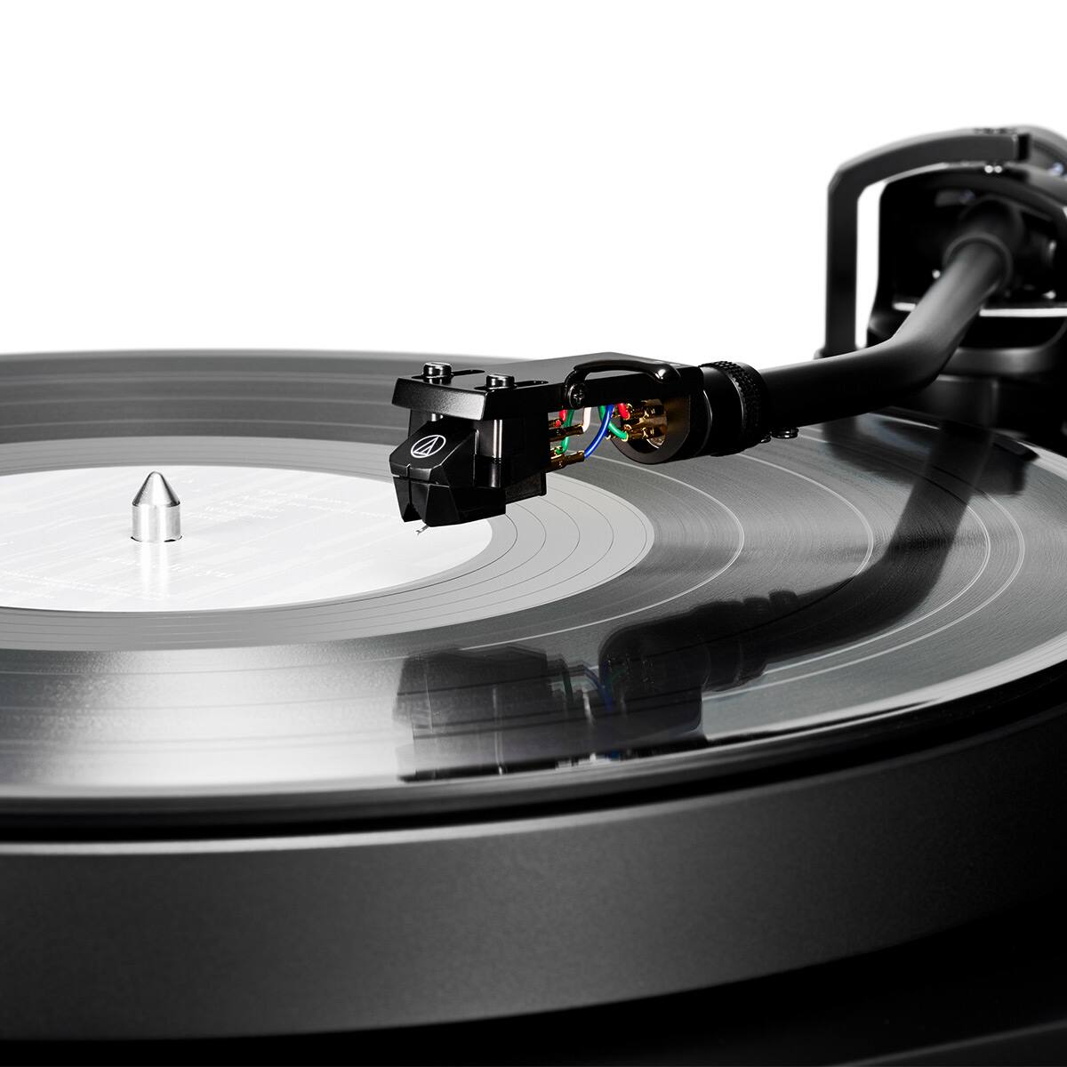 Alt View 9. Audio-Technica - Audio-Technica AT-LP8X Semi-Automatic Direct-Drive Turntable - Black.