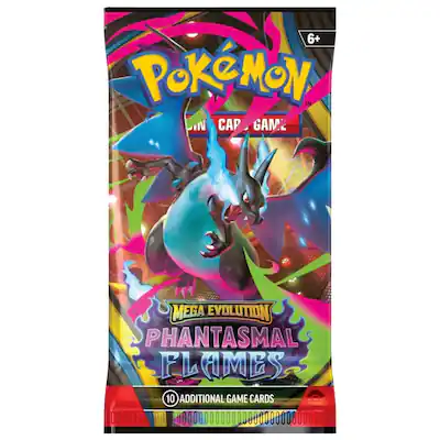 Pokmon - ME2 Phantasmal Flames | 4 Booster Packs (One of Each Artwork) Pokmon - ME2 Phantasmal Flames | 4 Booster Packs (One of Each Artwork)