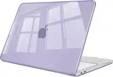 Front. Fintie - Case for MacBook Neo 13 Inch (Model A3404, 2026 Release) Snap-On Hard Shell Cover, Ultra-Thin, Slim Fit, Lightweight - Morandi Lavender.