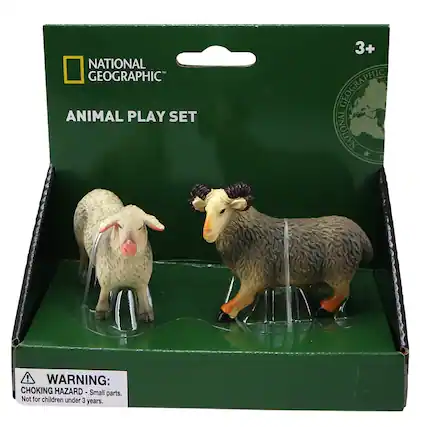 NATIONAL GEOGRAPHIC
ANIMAL PLAY SET
3+
WARNING: CHOKING HAZARD - Small parts. Not for children under 3 years.