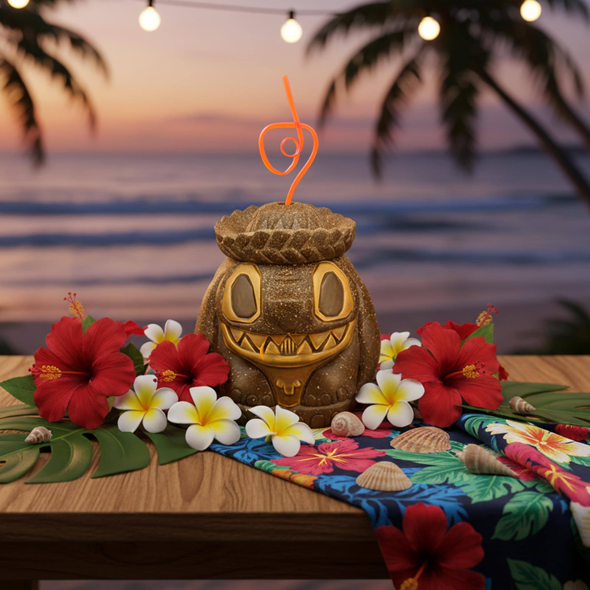 Alt View 3. Beeline Creative - Geeki Tikis Disney Lilo & Stitch Coco-Pals Ceramic Mug | Holds 32 Ounces - Brown.