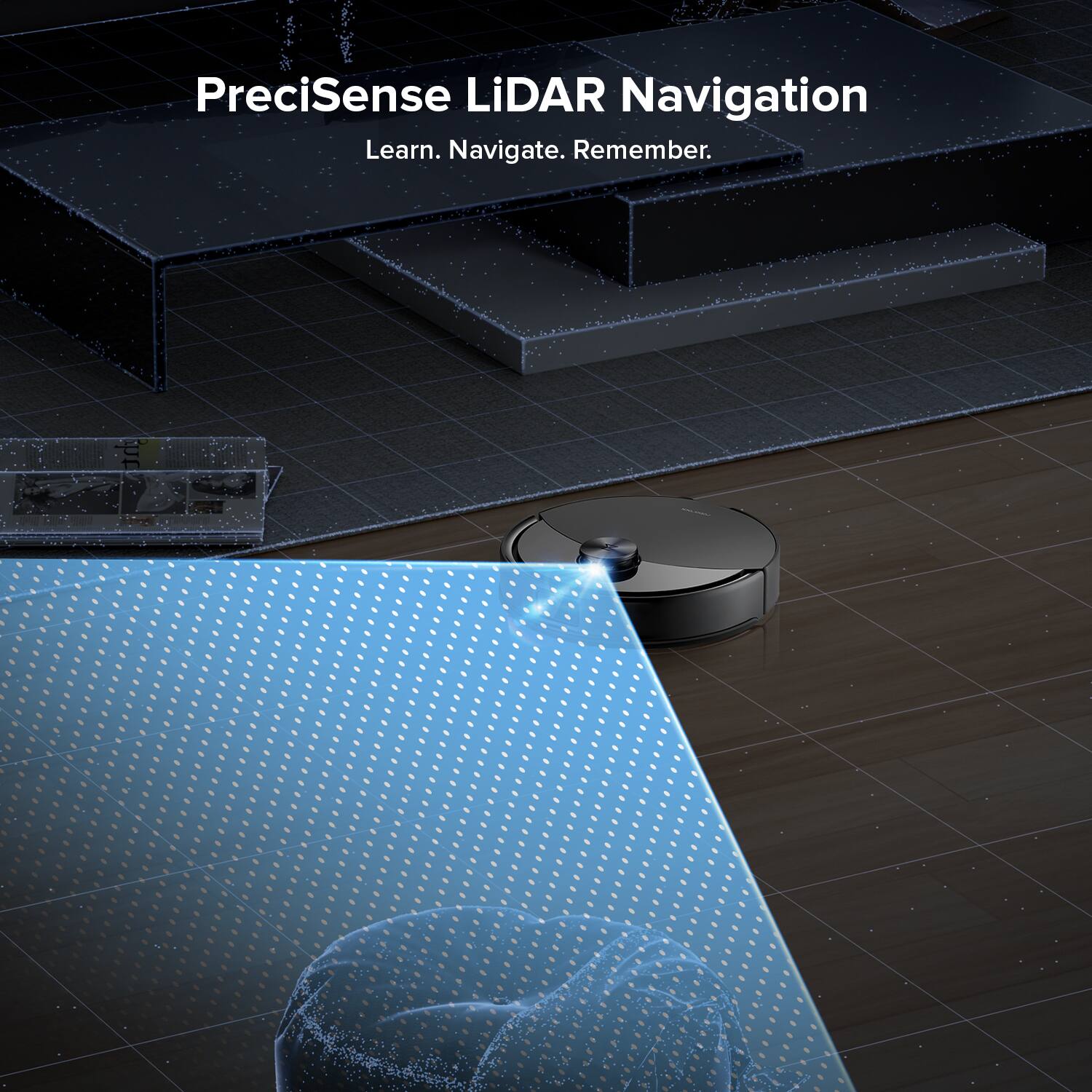 PreciSense LiDAR Navigation  
Learn. Navigate. Remember.
