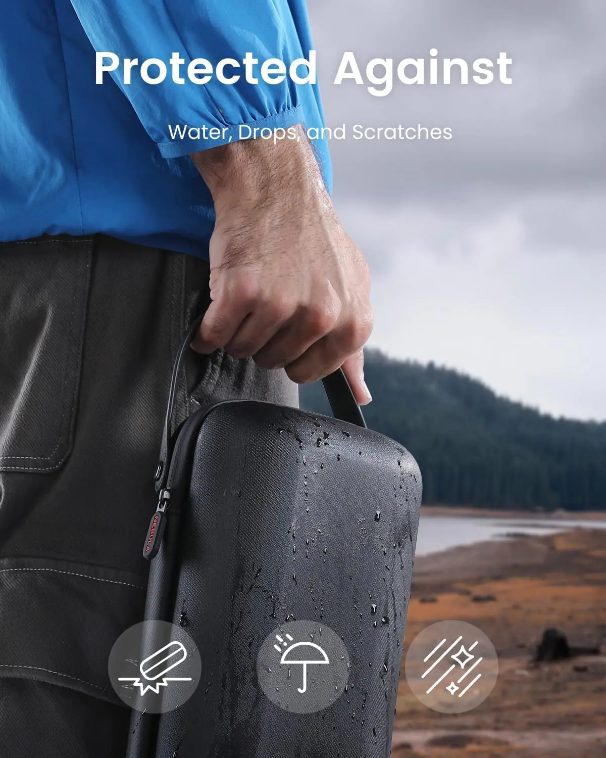 Alt View 8. Nebula - NEBULA Capsule 3 Laser Projector with Travel Case - Black.