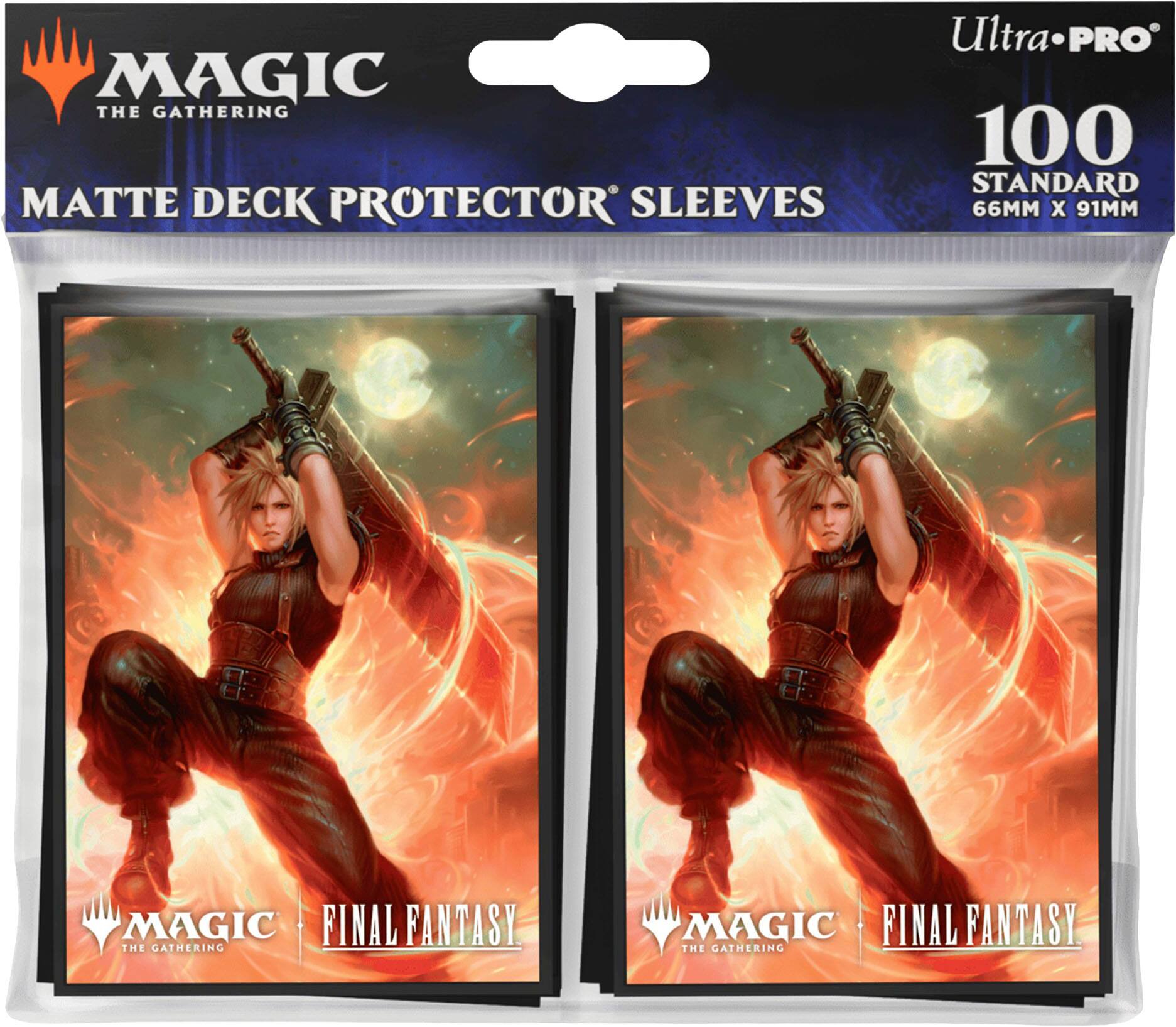 MAGIC THE GATHERING  
MATTE DECK PROTECTOR SLEEVES  
Ultra PRO  
100 STANDARD  
66MM X 91MM  
MAGIC THE GATHERING  
FINAL FANTASY