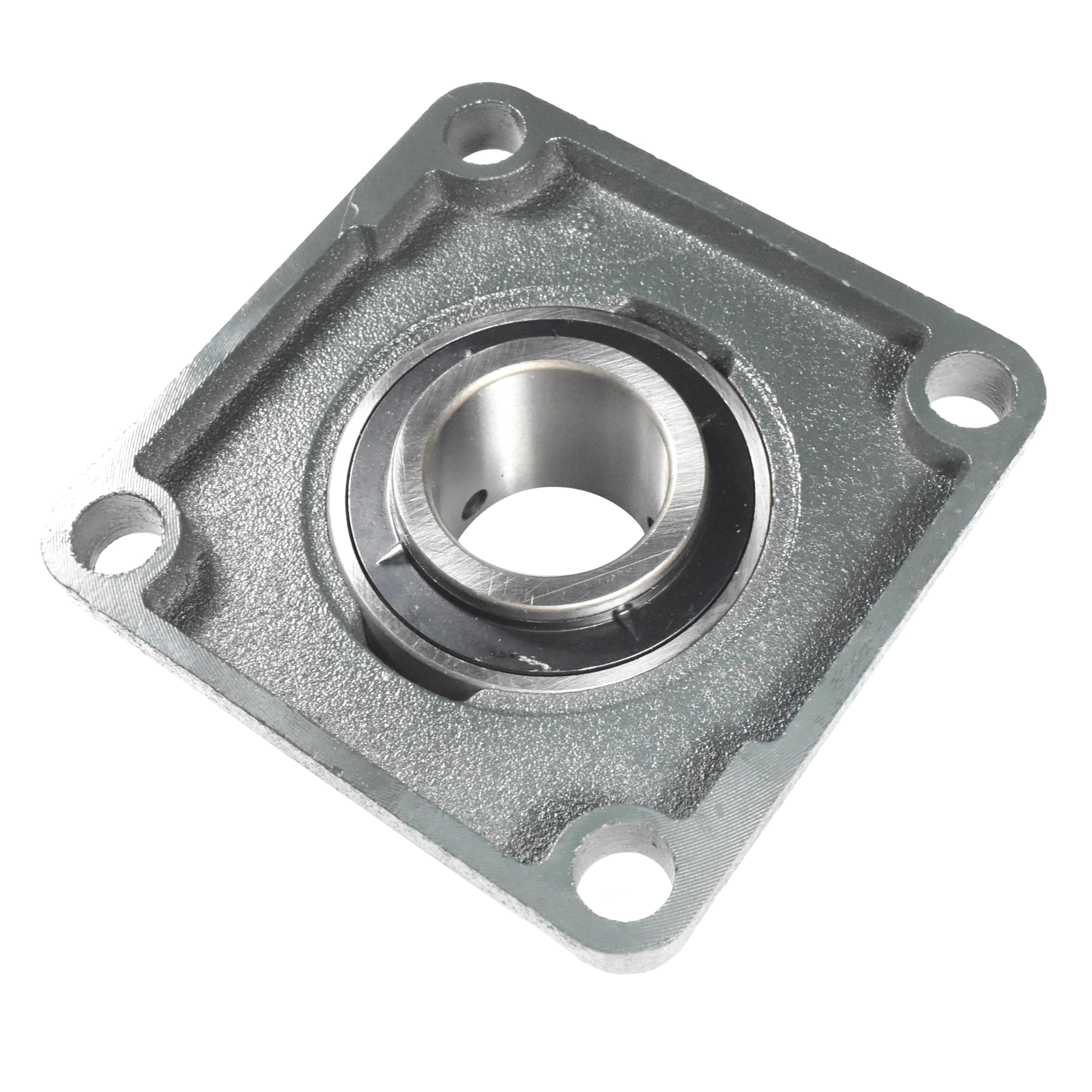 Back. HQRP - UCF211-32 Pillow Block Bearing 2 Pack, 2 in Bore, 4 Bolt Flange, Self Aligning Cast Iron.