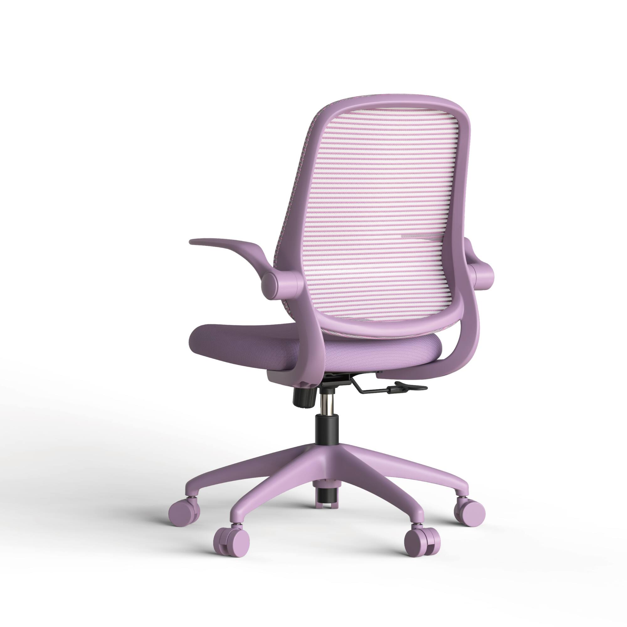 Alt View 3. Forest'nSky - Modern Ergonomic Office Chair – BIFMA Certified, 3D Flipping Arms, Fabric High-Back Executive Desk Chair,Purple - Purple.