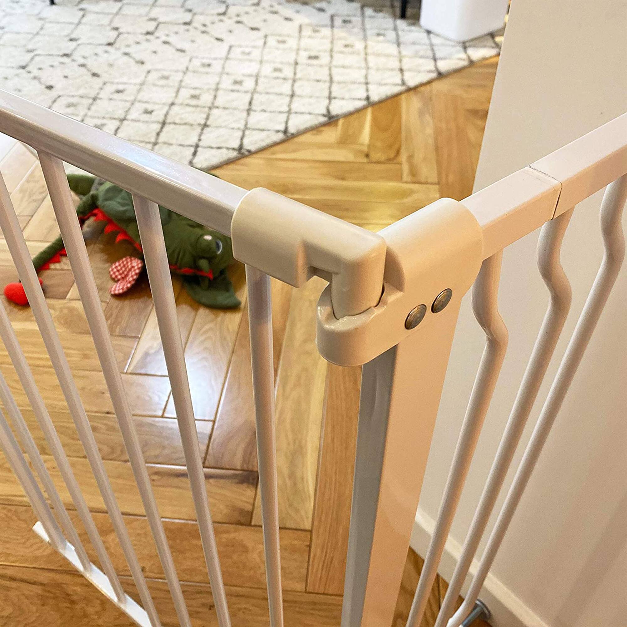 Alt View 4. BalanceFrom Fitness - BalanceFrom Walk Thru Auto Close Hold Open Baby Safety Gate, 29.1-43.3 Inches.