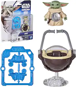 Hasbro - Star Wars - ActionVerse - Grogu Action Figure & Accessories - COLLECTIBLES - Multicolor