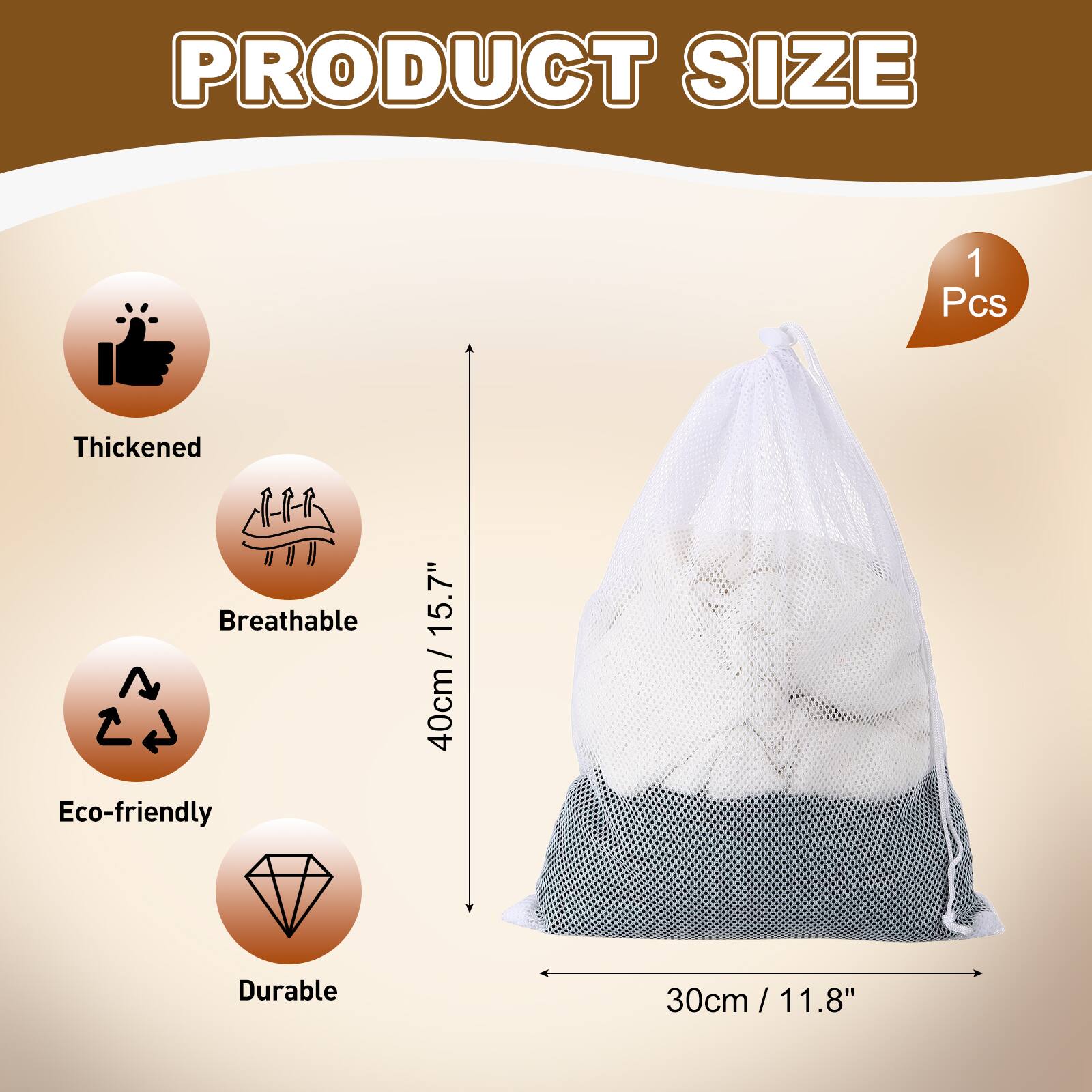 PRODUCT SIZE

1 Pcs

Thickened Breathable Eco-friendly

40cm / 15.7" x 30cm / 11.8"