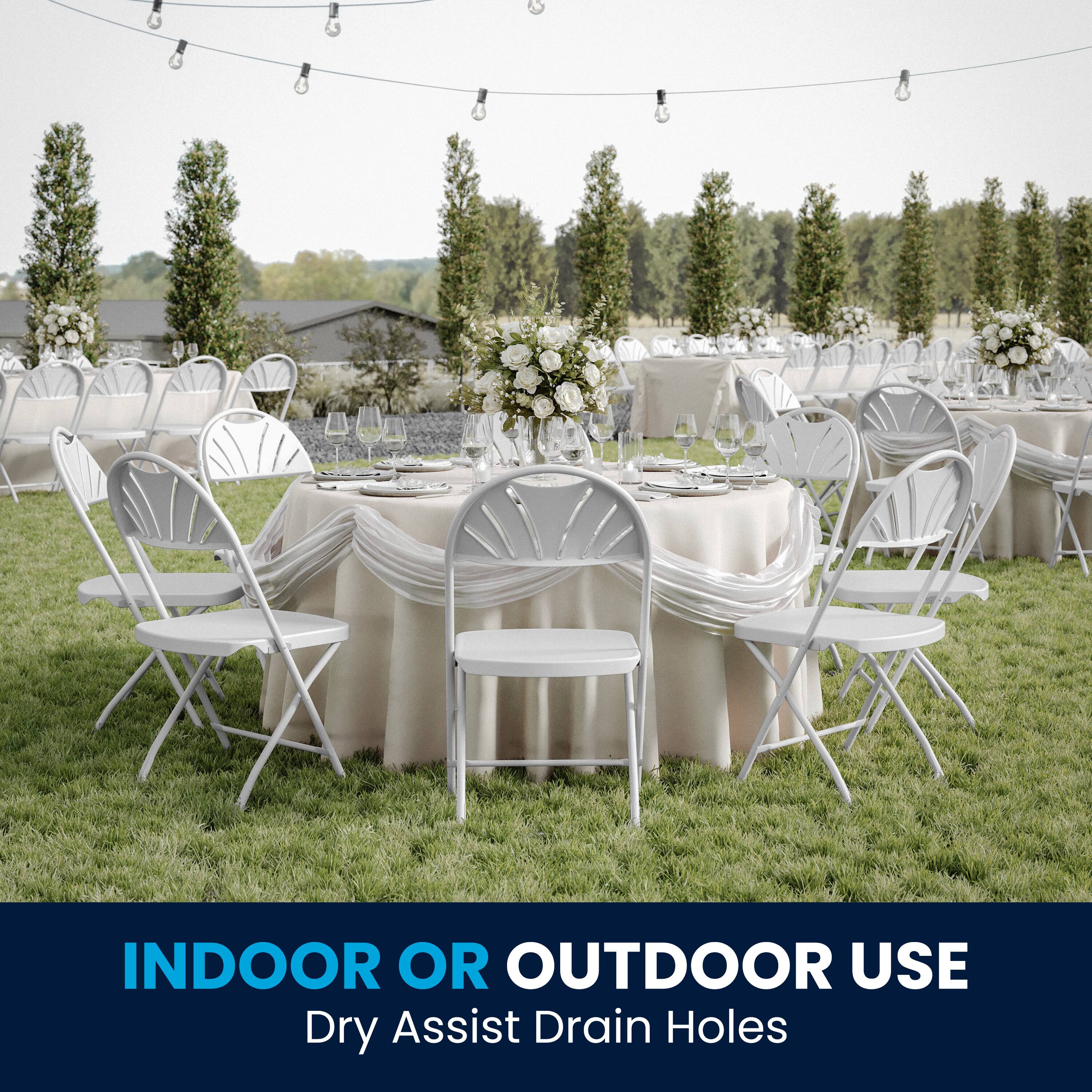 INDOOR OR OUTDOOR USE  
Dry Assist Drain Holes