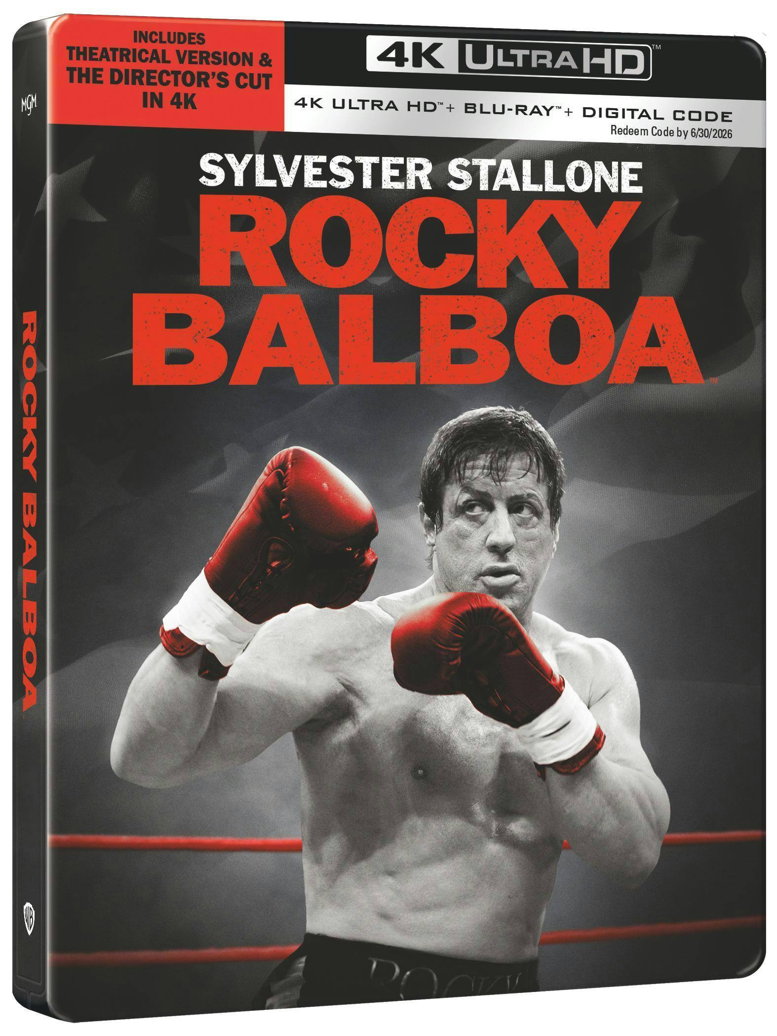 Angle. Rocky Balboa Theatrical & Director's Cut (Limited Edition 4K Steelbook + Blu-ray) [UHD].