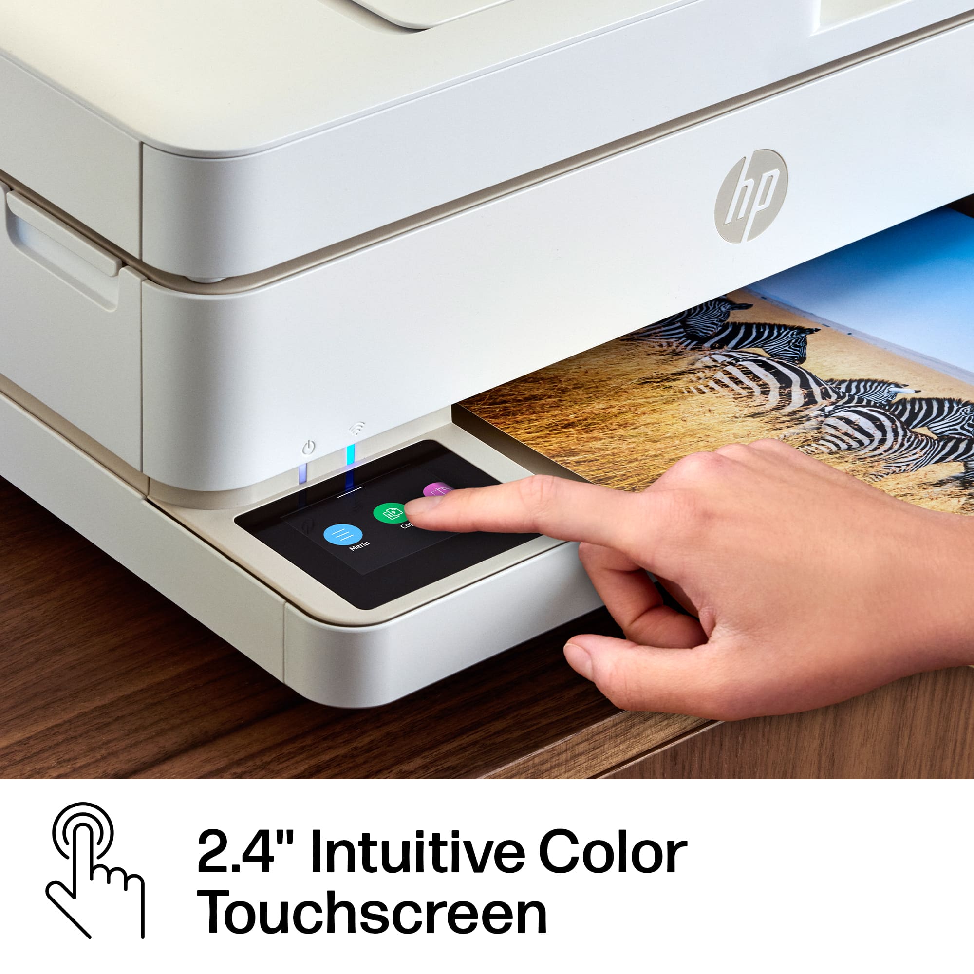 2.4" Intuitive Color Touchscreen