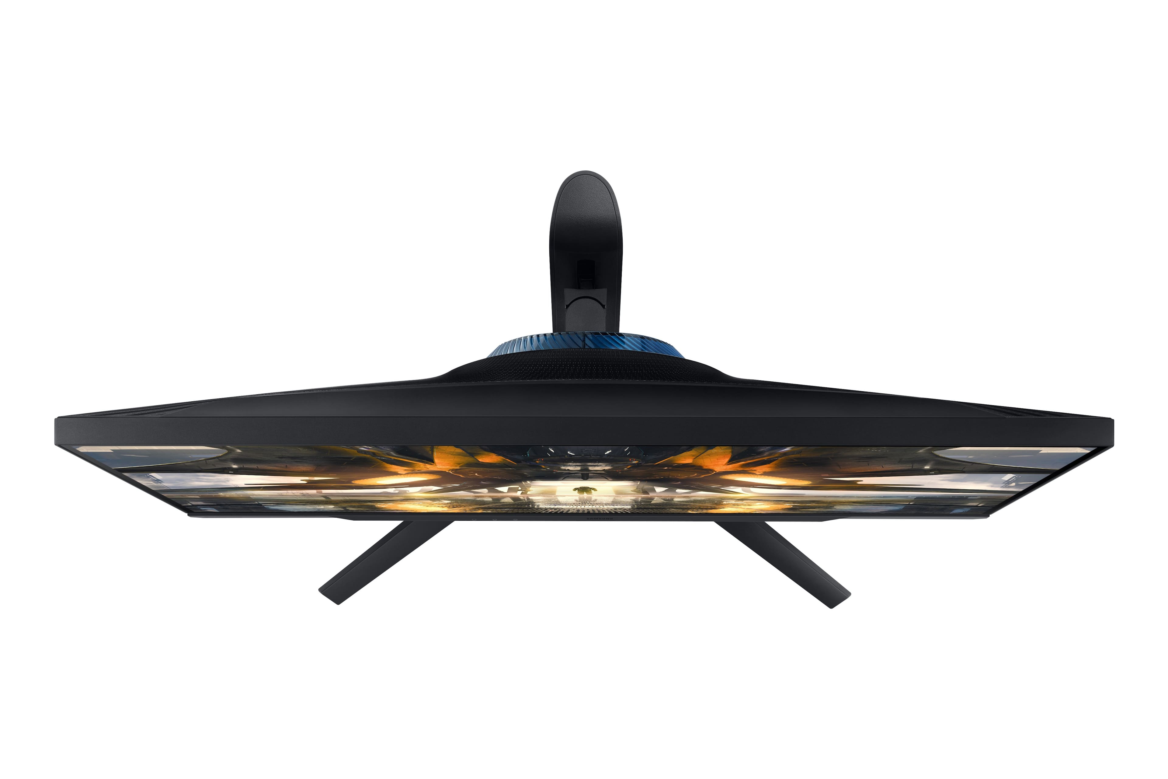 Alt View 25. Samsung - Odyssey 27” IPS LED QHD FreeSync Premium & G-Sync Compatible Gaming Monitor with HDR (Display Port, HDMI) - Black.