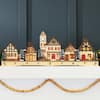 Front. Best Choice Products - Best Choice Products Pre-Lit Wooden Christmas Village, Plug-In/Battery-Powered Winter Mantel Decor w/ 20 LED Lights - Multicolored.