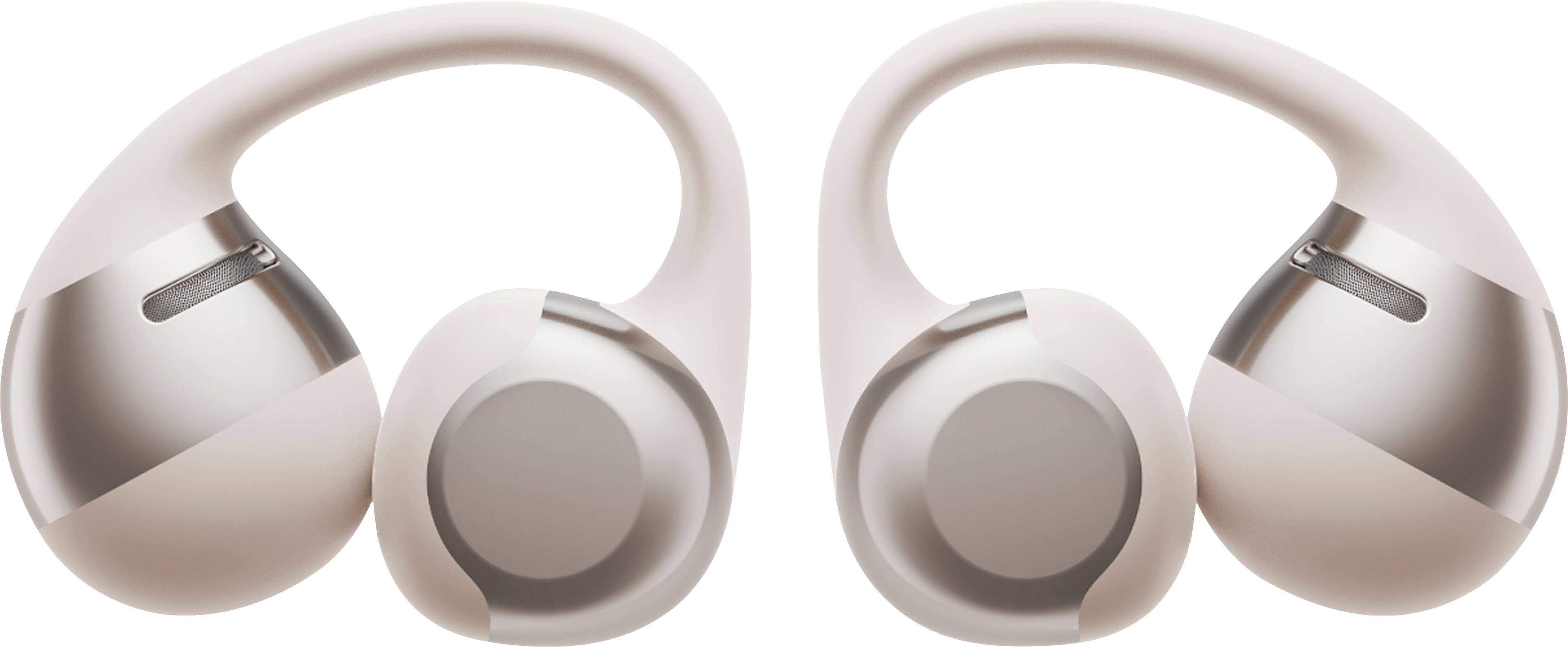 Left. Shokz - OpenDots ONE Open-Ear Clip-On True Wireless Bluetooth Earbuds - Grey.
