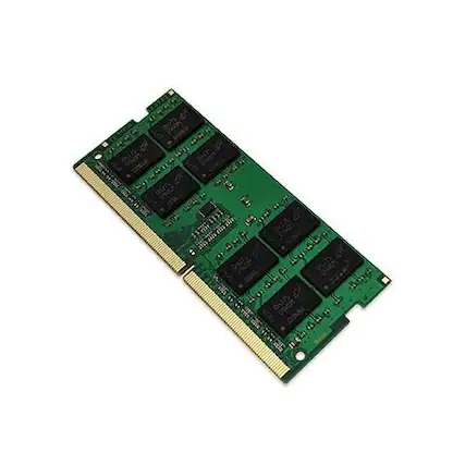 Front. Total Micro - 16gb 3200mhz ddr4 pc4-25600 cl22 1rx8 1.2v unbuffered non-ecc 260-pi - Green.