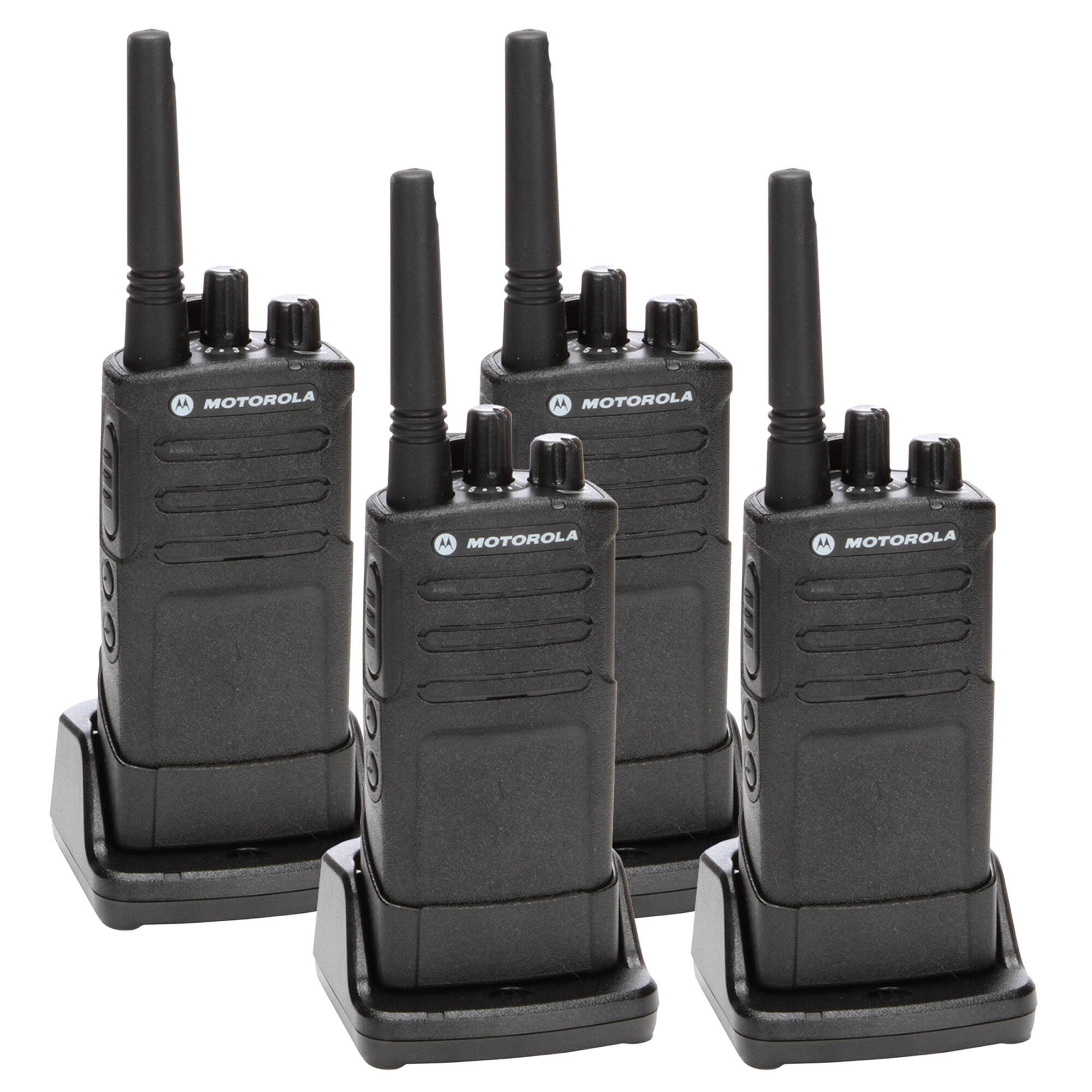 Motorola Solutions - Motorola RMU2080 On-Site Rugged Two-Way Business Radio (RMU2080) (4-Pack) - Black