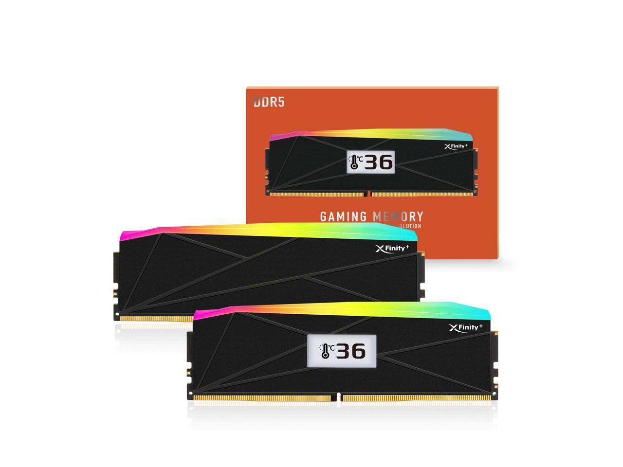 メモリー V-Color DDR5 32GB V color OLED XFinity+ DDR5 32GB 6000MHz CL30 RGB Gaming Memory