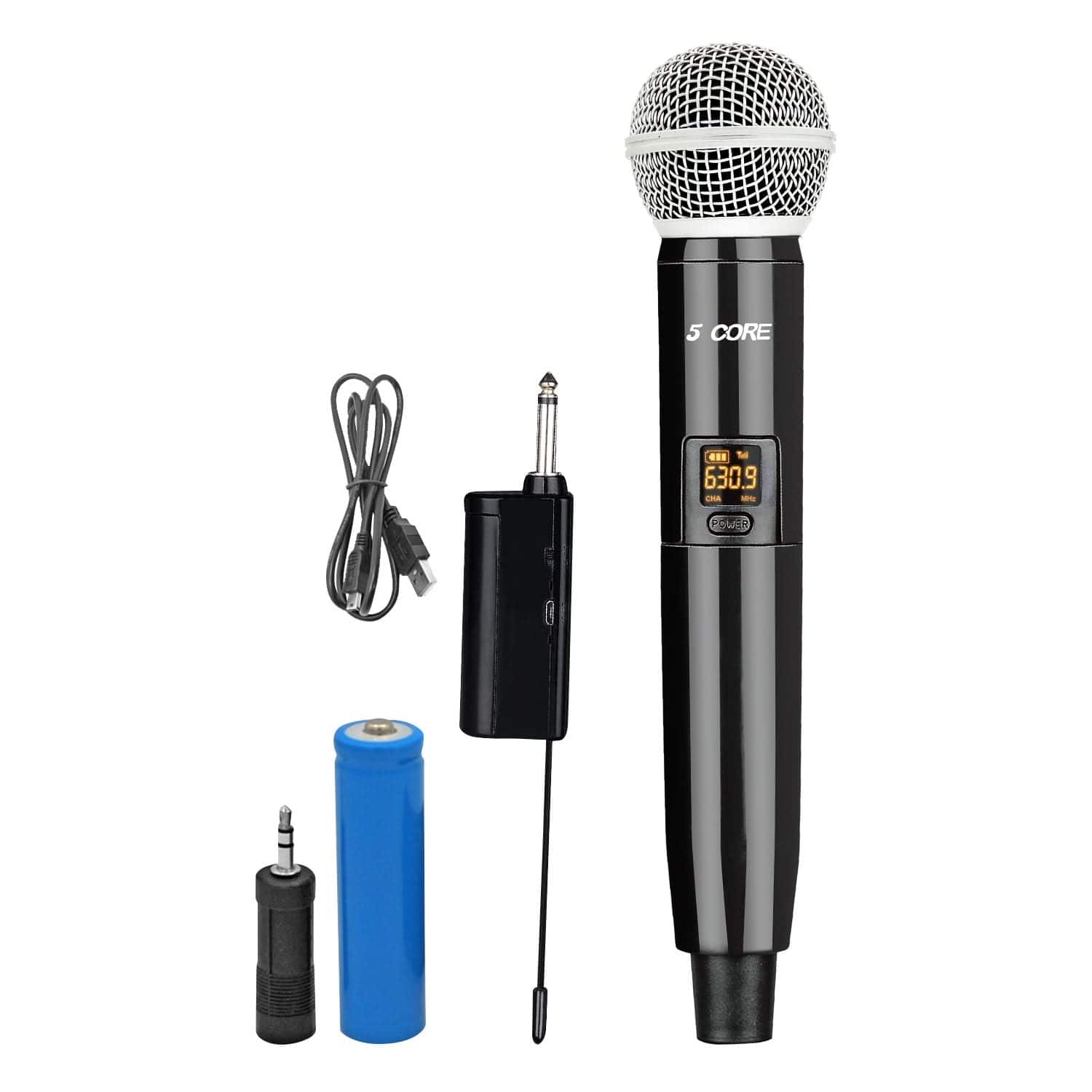 5 CORE - 5Core Lavalier Microphone Clip On Professional Grade 3.5mm Lav Lapel Mic Omnidirectional-WM 1001