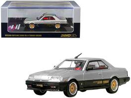 Nissan Skyline 2000 RS-X Turbo (DR30) RHD (Right Hand Drive) 1/64 Diecast Model Car by Inno Models - Silver and Black