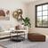 Left. Simpli Home - Brody Large Square Coffee Table Pouf - Distressed Dark Brown.