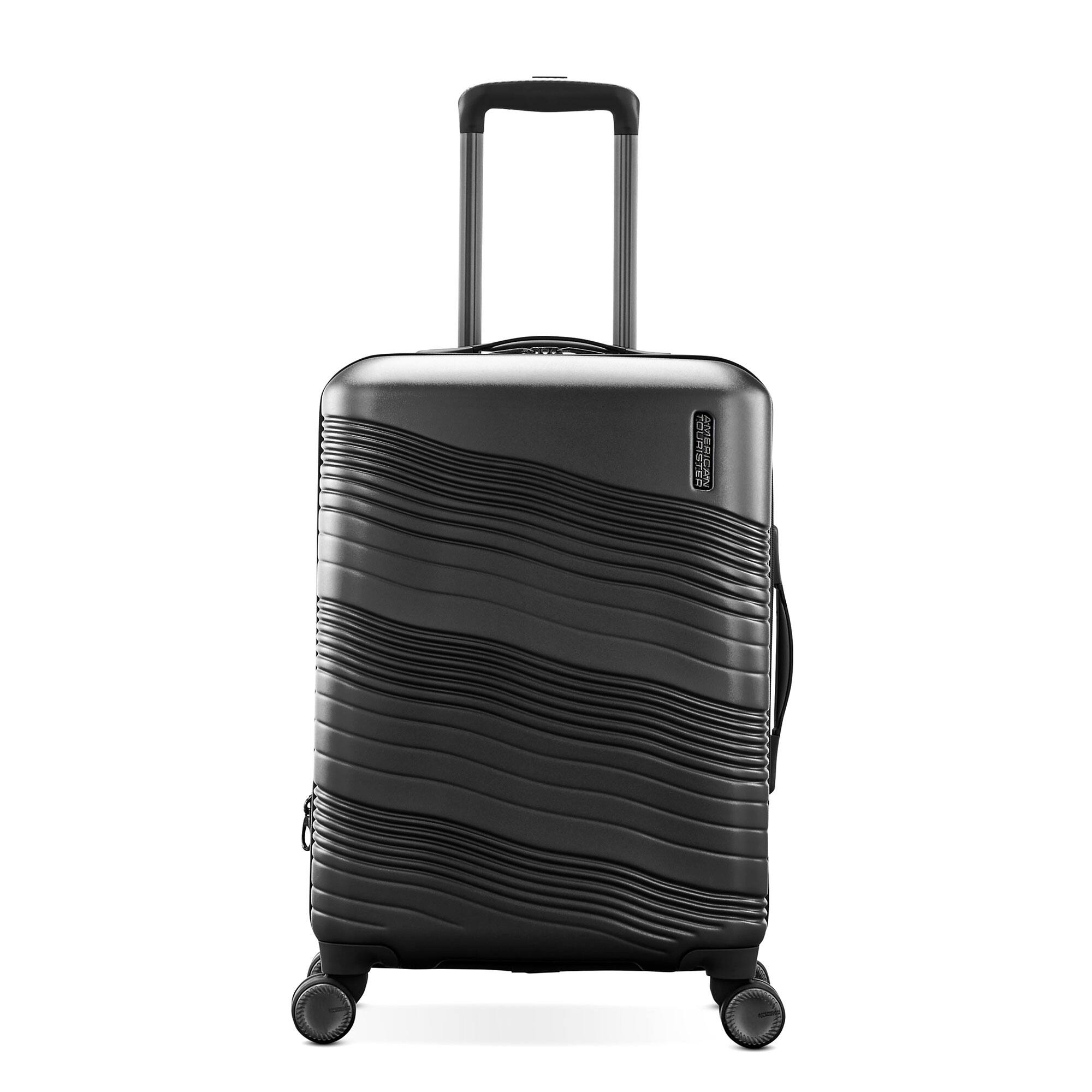 Alt View 2. American Tourister - American Tourister ColorLite II 2 Piece Hard Side Luggage Set with Wheels, Black - Black.