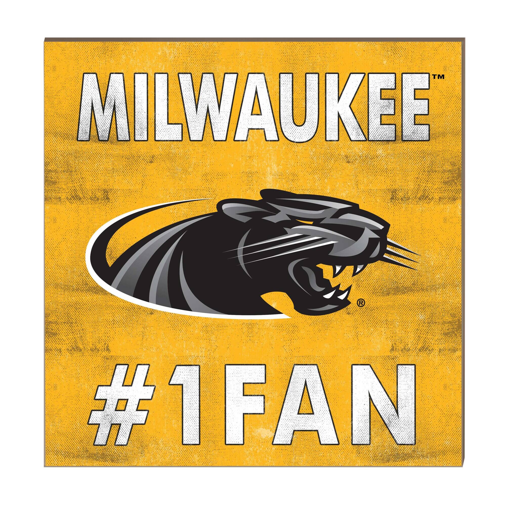 Wisconsin-Milwaukee Panthers 10" x 10" #1 Fan Plaque