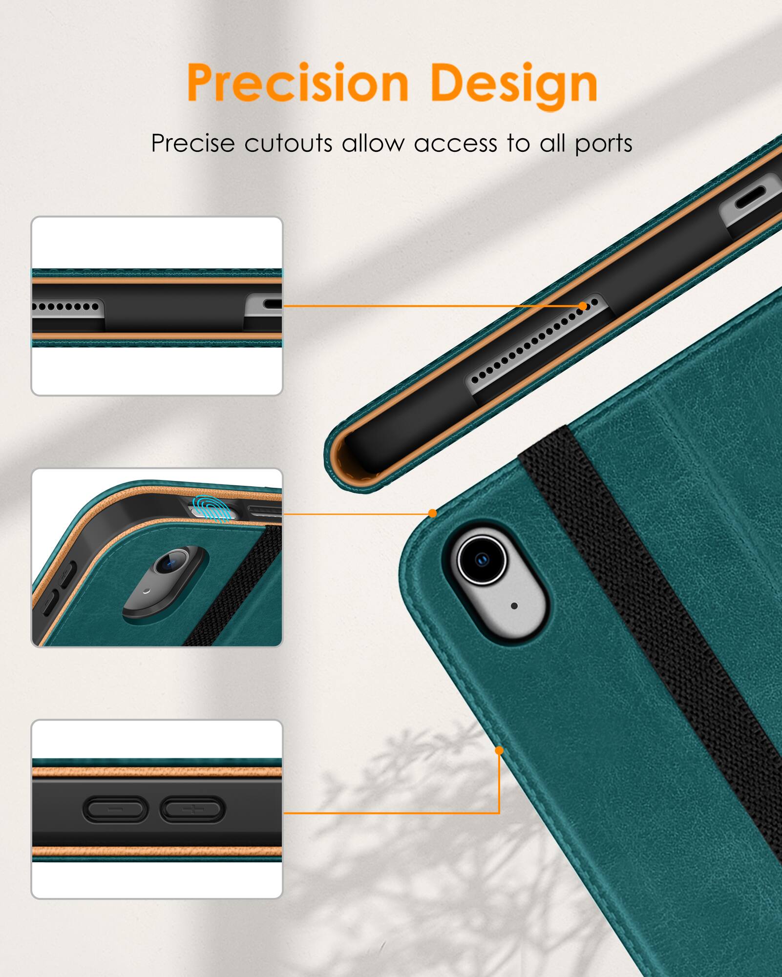 Precision Design  
Precise cutouts allow access to all ports