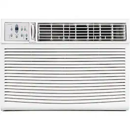 Keystone - 23,200/22,900 BTU 230V Window Air Conditioner with 16,000 BTU Supplemental Heat Function - White