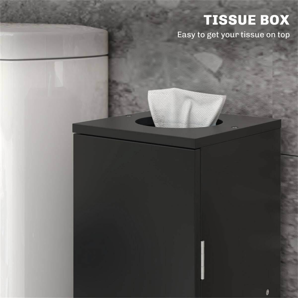 TISSUE BOX  
Easy to get your tissue on top