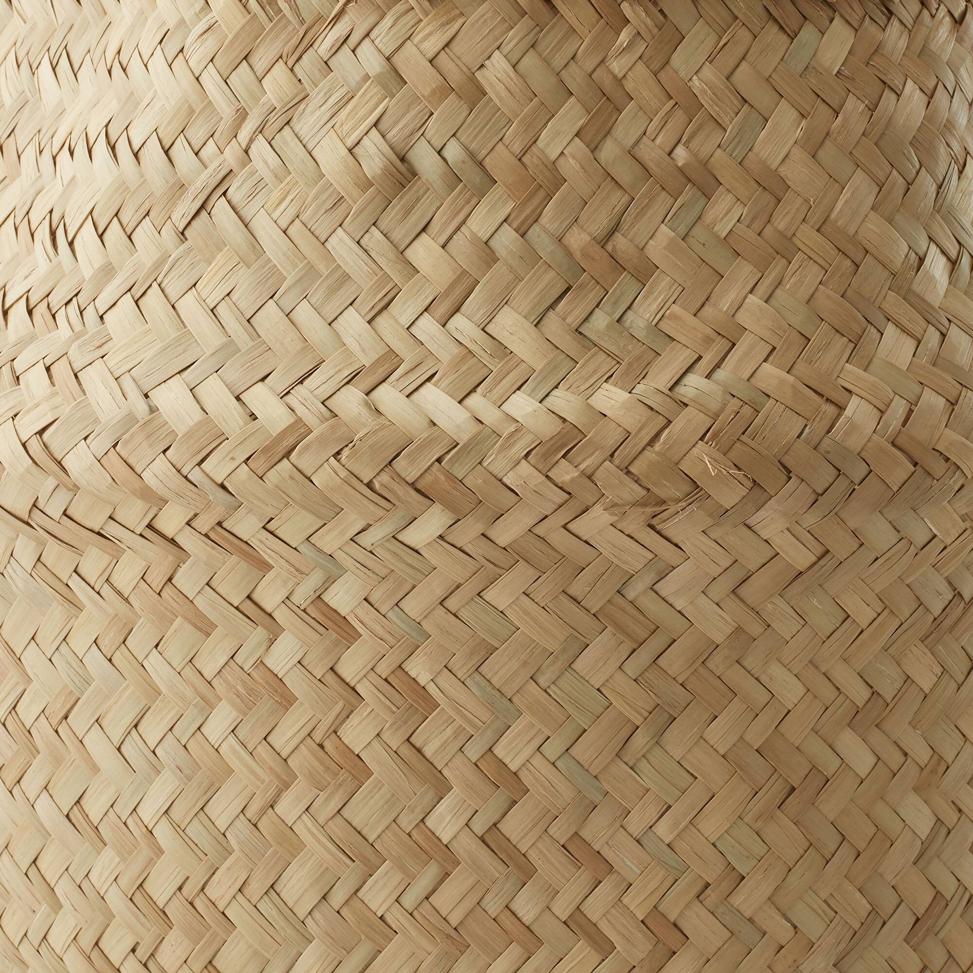 Alt View 6. Casafield - Seagrass Belly Basket Planters - Woven Storage Bin Plant Pot Covers - Natural.