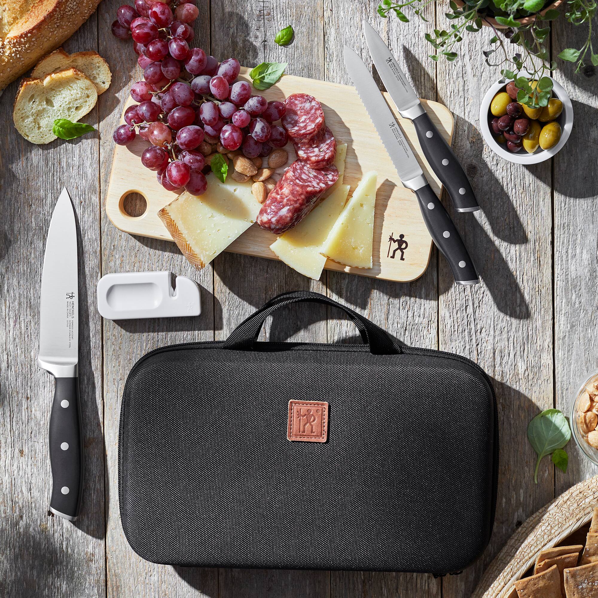 Alt View 4. Henckels - Henckels Forged Accent 6-pc Travel Knife Set - Black.