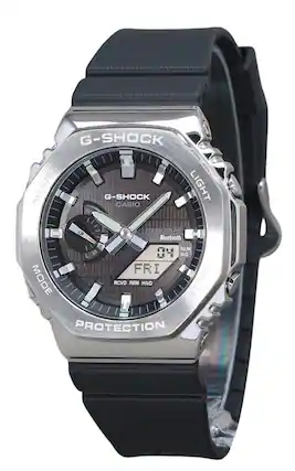 G-SHOCK
ADJUST
G-SHOCK
LIGHT
CASIO
TOUGH SOLAR
Bluetooth
ALM
SIG
FRI
RCVD REM HND
PROTECTION