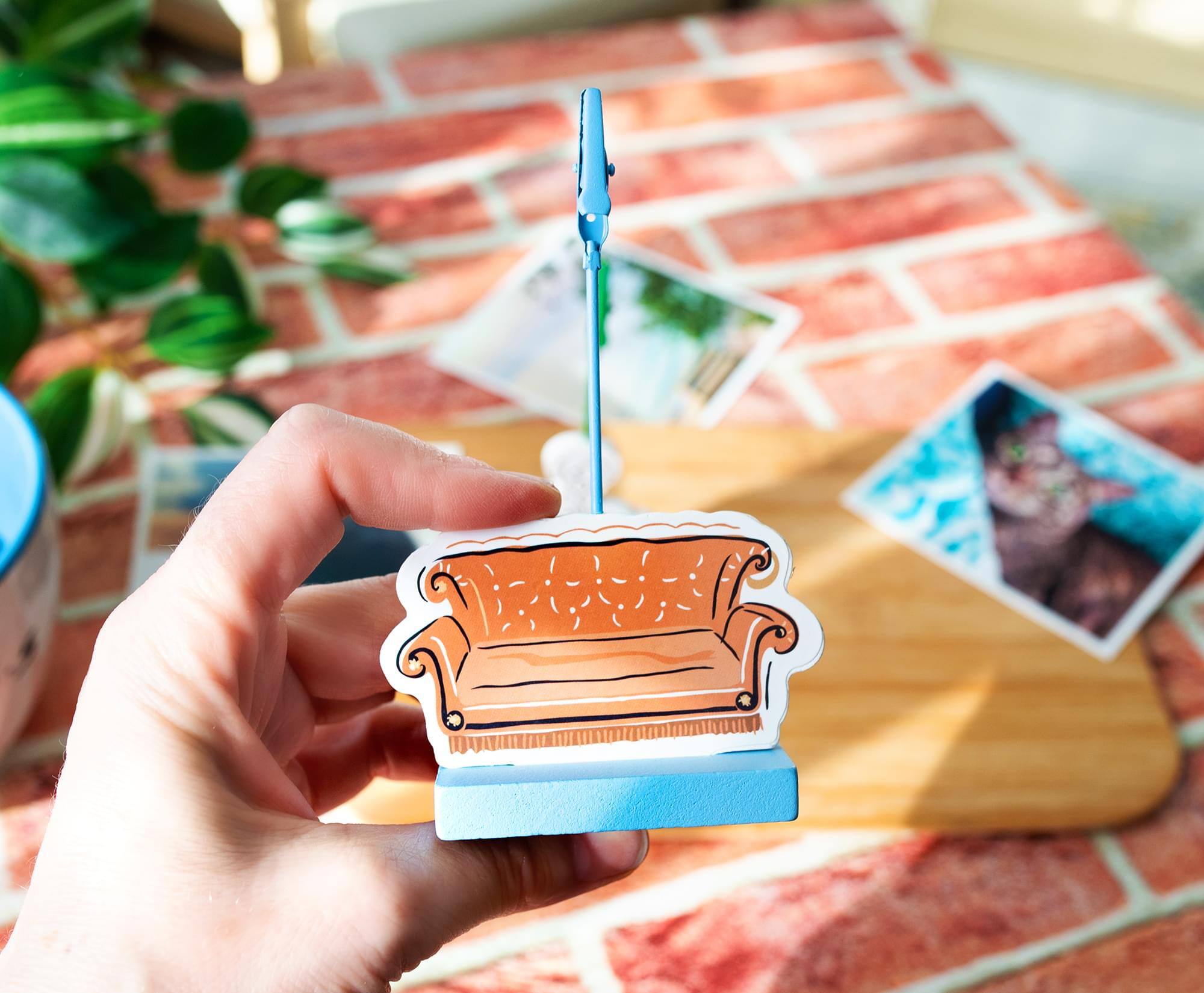 Alt View 4. Silver Buffalo - Friends Central Perk Standing Photo Clip Holders | Set of 2 - Green.