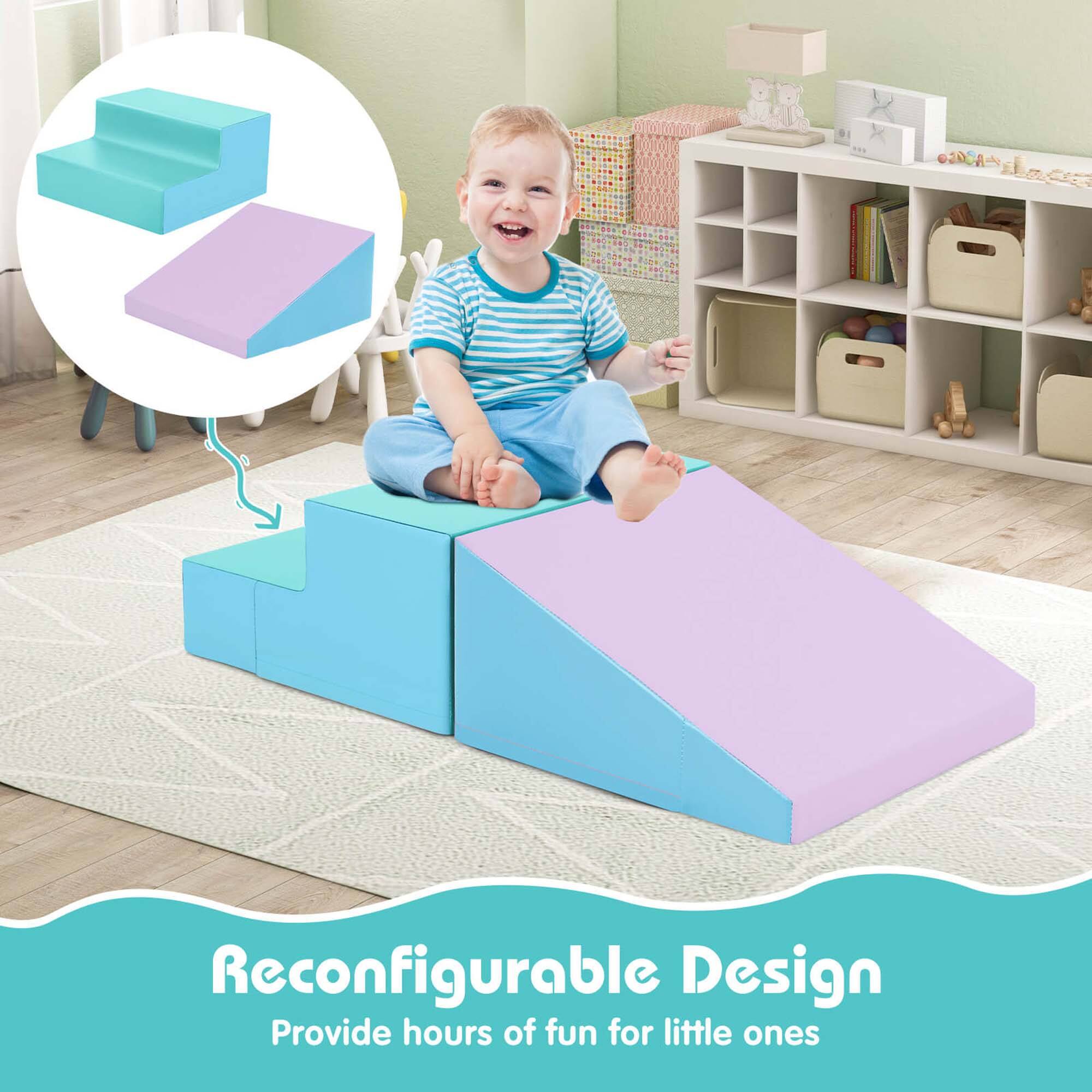 Reconfigurable Design  
Provide hours of fun for little ones