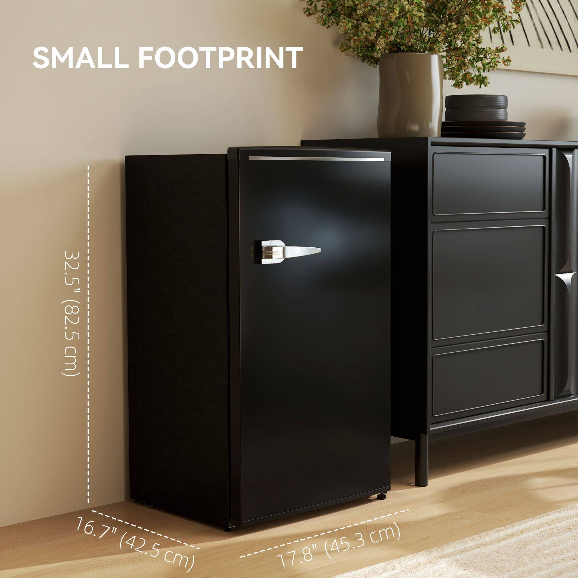 SMALL FOOTPRINT

32.5" (82.5 cm)  
16.7" (42.5 cm)  
17.8" (45.3 cm)