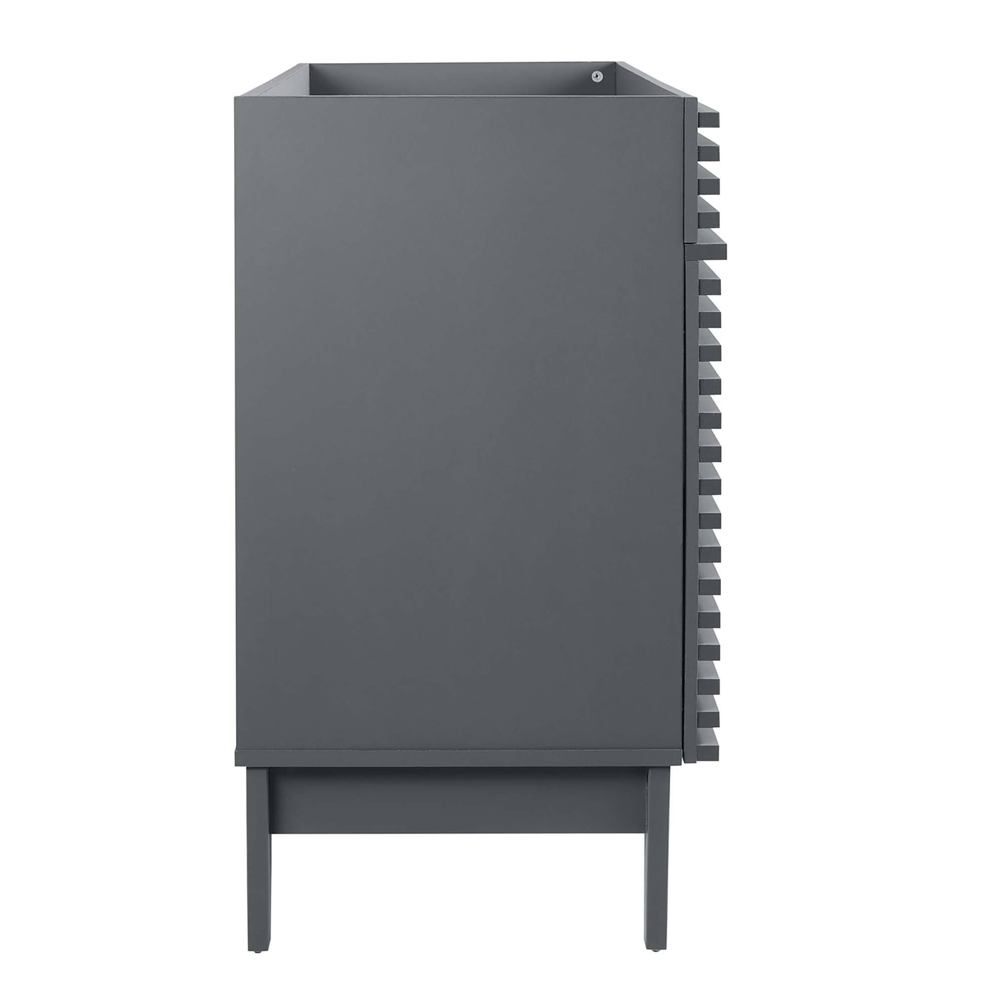 Alt View 1. Modway - Render 48" Bathroom Cabinet Basin Not Included by Modway - Gray.