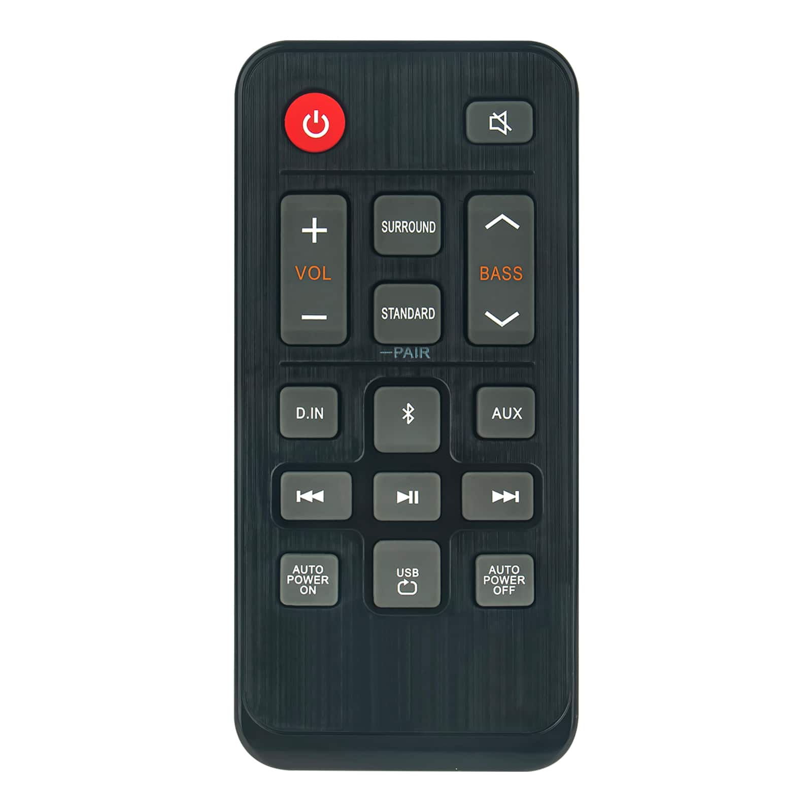 VINABTY - New AH81-09662A Replaced Remote Fits for Samsung Soundbar HW-T400 HW-T400/ZC HW-T400/EN HW-T400/ZG HW-T400/XE - Black