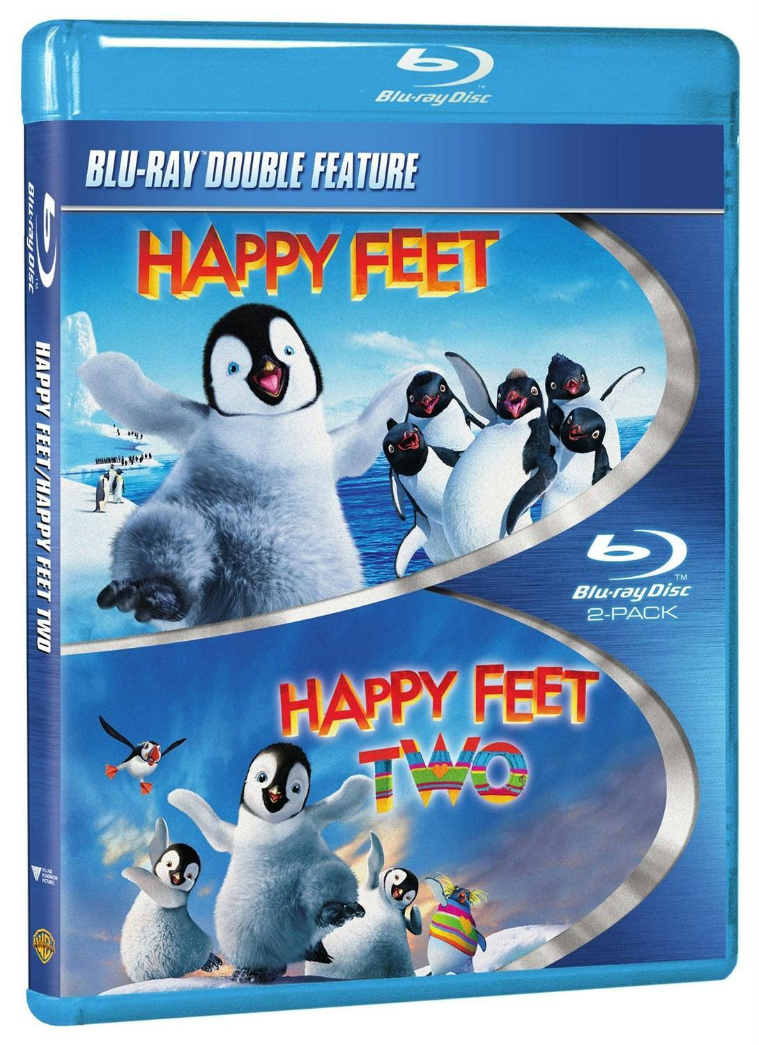 Angle. Happy Feet 1 & 2 (Blu-ray Double Feature) [Blu-ray].