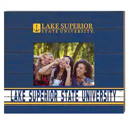 Jardine - Lake Superior State Lakers 11" x 13" Team Spirit Scholastic Picture Frame - Blue