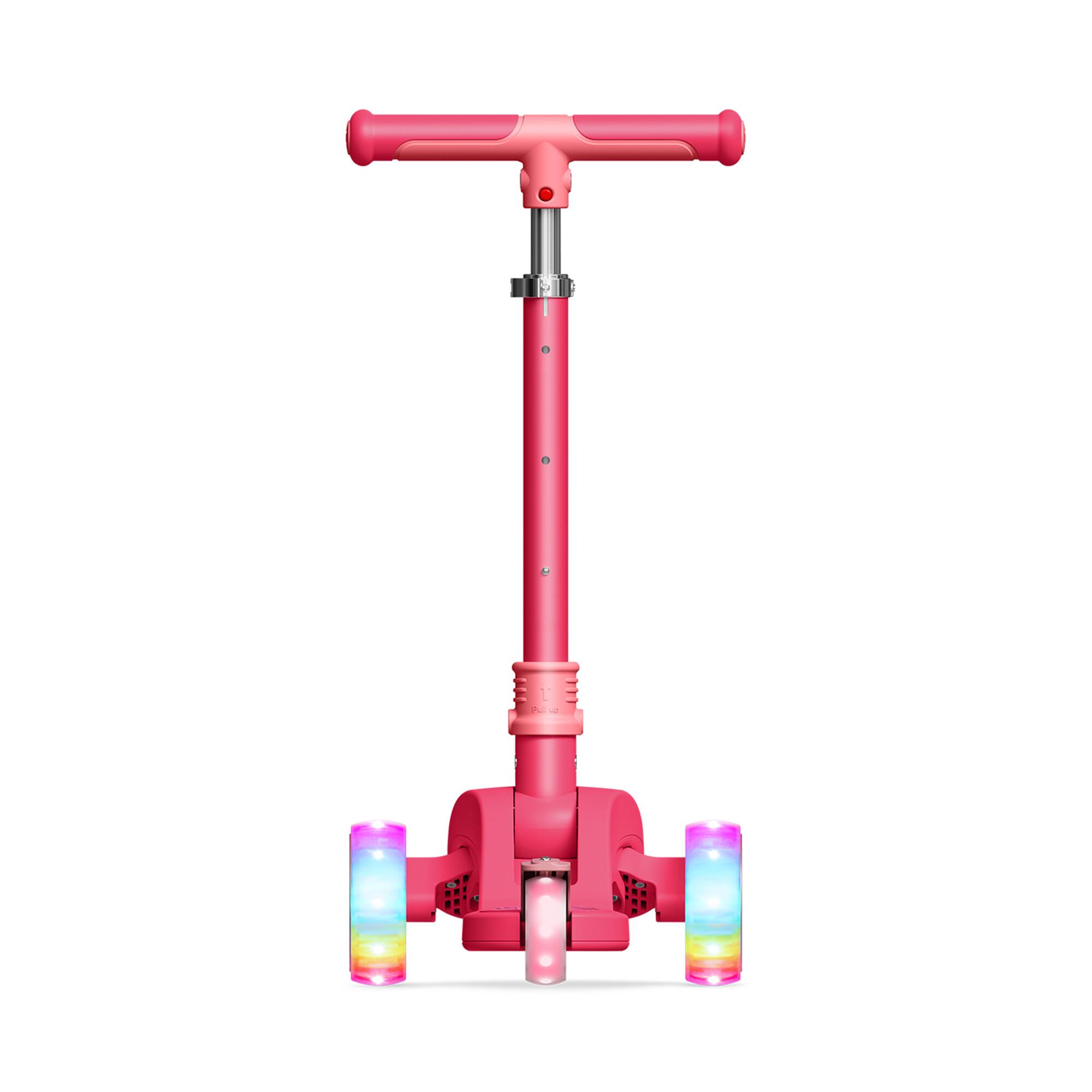 Alt View 3. Jetson - Jetson Bloom Kick Scooter with LED Lights & Height Adjustable Handlebar, Pink - Pink.