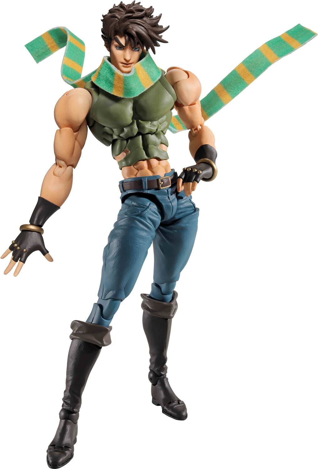 Front. Bandai - Tamashii Nations - JoJo's Bizarre Adventure - S.H.Figuarts - Joseph Joestar Action Figure   - COLLECTIBLES - Multicolor.